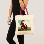 Hadrosaurus Dinosaur Tote Bag (Voorkant (product))
