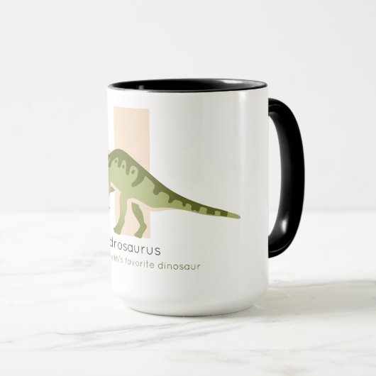 Hadrosaurus Mug (Devant droit)