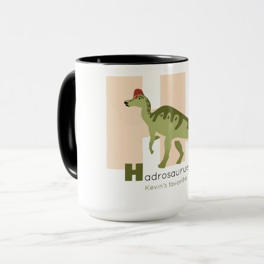 Hadrosaurus Mug (Devant gauche)
