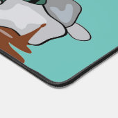 Hadrosaurus Se Détendre Dans Un Jacuzzi. (Coin)