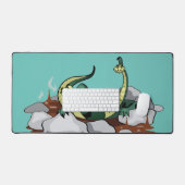 Hadrosaurus Se Détendre Dans Un Jacuzzi. (Clavier et souris)