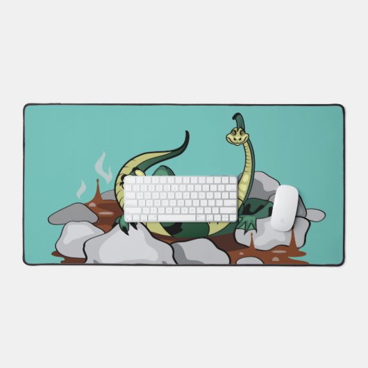 Hadrosaurus Se Détendre Dans Un Jacuzzi. (Clavier et souris)