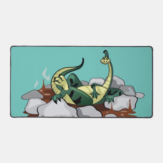 Hadrosaurus Se Détendre Dans Un Jacuzzi. (Recto)