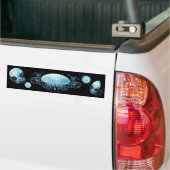 Haeckel Jellyfish Bumpersticker (Op Truck)