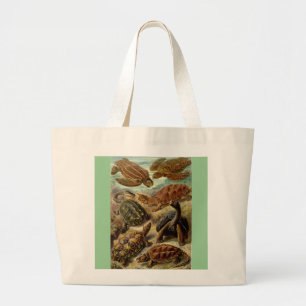 Haeckel Turtles Grote Tote Bag
