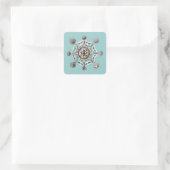 Haeckel Vierkante Sticker (Tas)