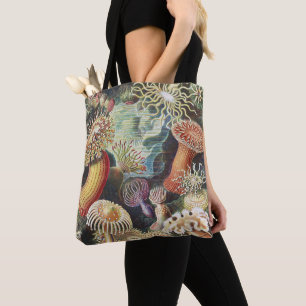 Haeckel Zeeanemonen Nautische Zeeleven Kunst Colla Draagtas