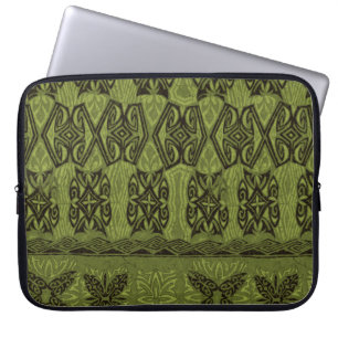 Haena Beach Hawaiian Primitive Neopree Wetsuit Laptop Sleeve