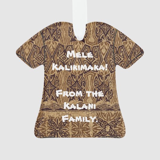 Haena Beach Hawaiian Primitive Tapa Aloha Shirt (dos)