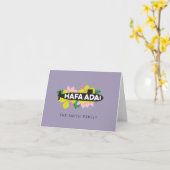 Hafa Adai Onderzeeër - Guam Custom Note Kaart (Gele Bloem)