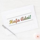 Hafa Adai-sticker Rechthoekige Sticker (Envelop)