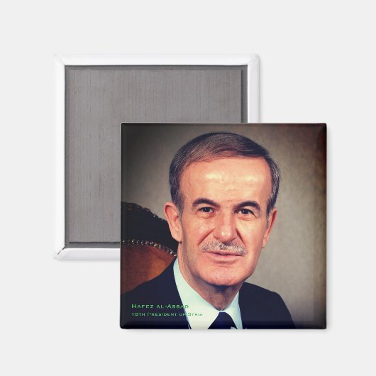 Hafez al-Assad, Syrisch President Magneet (Voorkant / Achterkant)