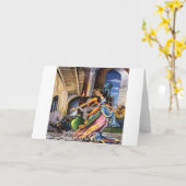 Hafiz (Sun & Earth) Love Quote Kaart (Gele Bloem)