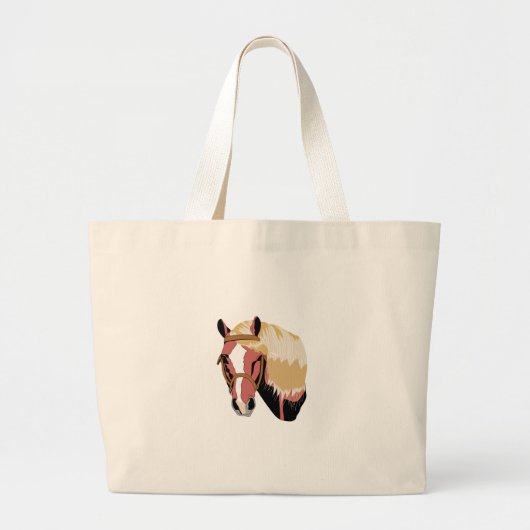 Haflinger Horse Grote Tote Bag (Voorkant)