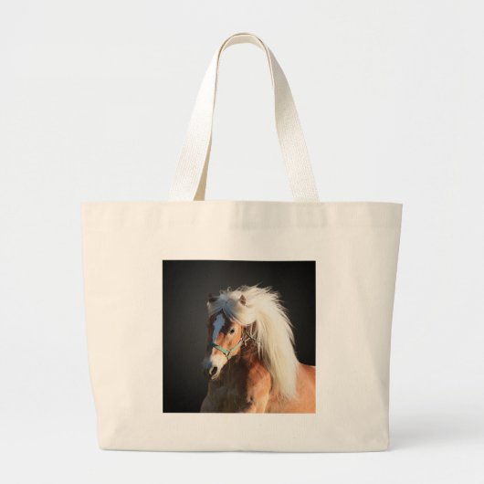 Haflinger Horse Grote Tote Bag (Voorkant)