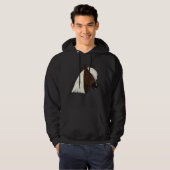Haflinger Horse Head Cute Horse Rider Hoodie (Voorkant volledig)