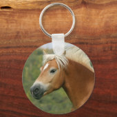 Haflinger Horse Sleutelhanger (Voorkant)