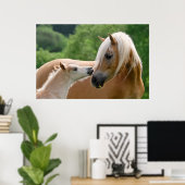 Haflinger-merg en foelie poster (Thuiskantoor)