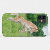 Haflinger Paard Schattige Veulen Frolicking en Spe Case-Mate iPhone Case (Achterkant (horizontaal))
