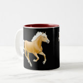 Haflinger Palomino Cheval Mug (Devant gauche)