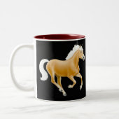 Haflinger Palomino Cheval Mug (Gauche)