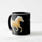 Haflinger Palomino Cheval Mug (Devant gauche)
