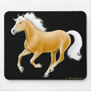 Haflinger Palomino Horse Mousepad Muismat