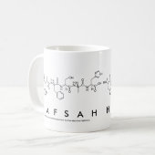 Hafsah peptide nom mug (Devant gauche)