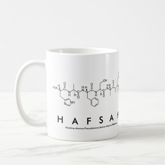 Hafsah peptide nom mug (Gauche)