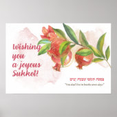 Hag Sukkot Sameach - Torah Quote Poster (Voorkant)