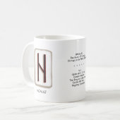 Hagalaz RuneStone Mok (Voorkant links)