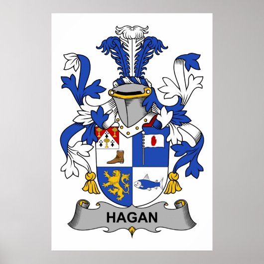 Hagan Family Crest Poster (Voorkant)