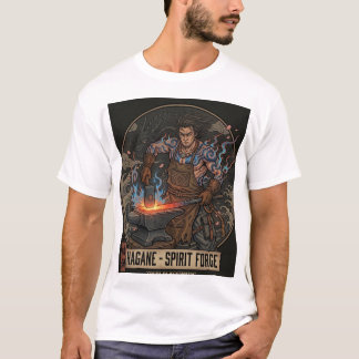 Hagane de Spirit Forge Blacksmith - Neo-Traditie T-shirt