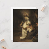 Hagar en de engel (door Carel Fabritius) Kaart (Voorkant / Achterkant in situ)