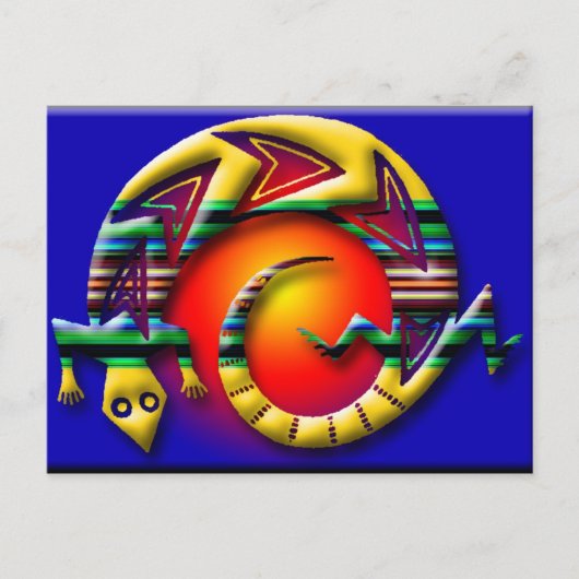 hagedis3 briefkaart (Voorkant)