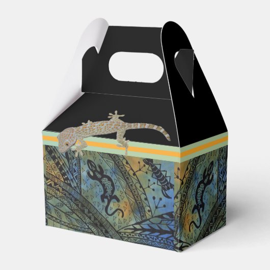 Hagedis Batik Bedankdoosjes (Voorkant Zijde)