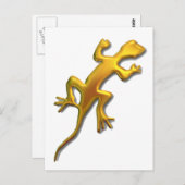 hagedis briefkaart (Voorkant / Achterkant)