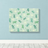 hagedis canvas afdruk (Insitu (Houten vloer))