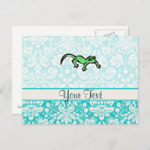 hagedis; Cute Briefkaart (Voorkant / Achterkant)