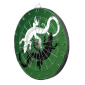 Hagedis Dartboard Cool Tribal Raven Art Dartboard Dartbord (Voorkant Rechts)