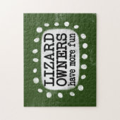 Hagedis eigenaren hebben meer leuke puzzel puzzel (Verticaal)