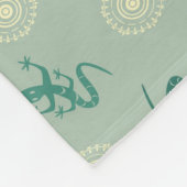 hagedis fleece deken (Hoek)