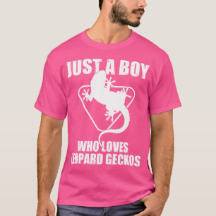 Hagedis gewoon een jongen die houdt van reptielen  t-shirt
