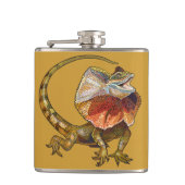 hagedis heupfles (Voorkant)