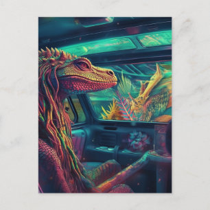 hagedis in een Van Briefkaart