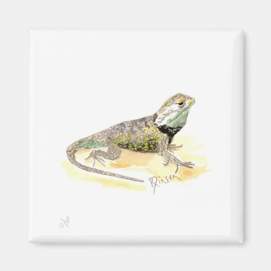 hagedis magneet (Voorkant)
