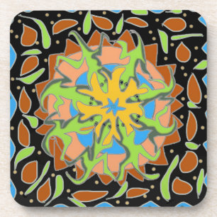 Hagedis Mandala Bier Onderzetter