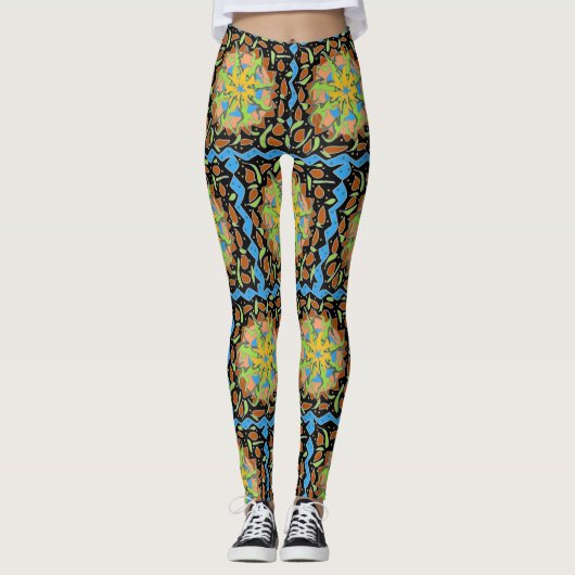 Hagedis Mandala Leggings (Voorkant)