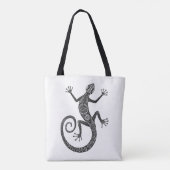 hagedis of salamander doodle 2 tote bag (Achterkant)