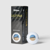 Hagedis op Baksteen Golfballen (Verpakking)